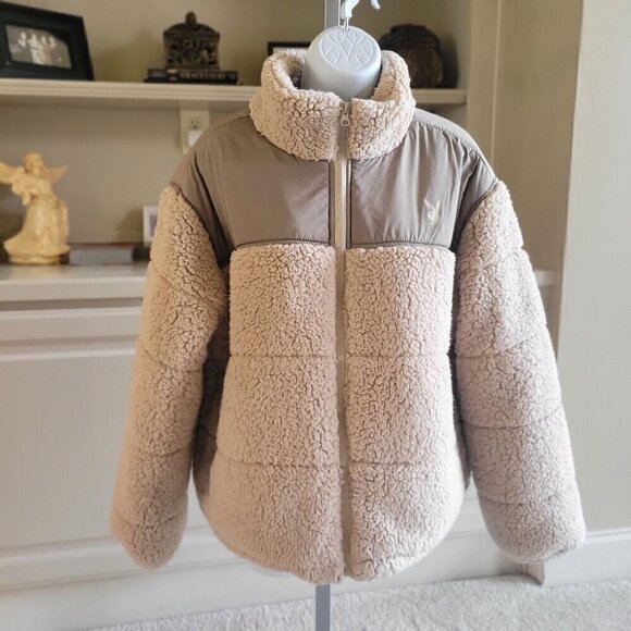 Playboy By PacSun Apres Ski Puffer Jacket- M/L - Picture 3 of 9